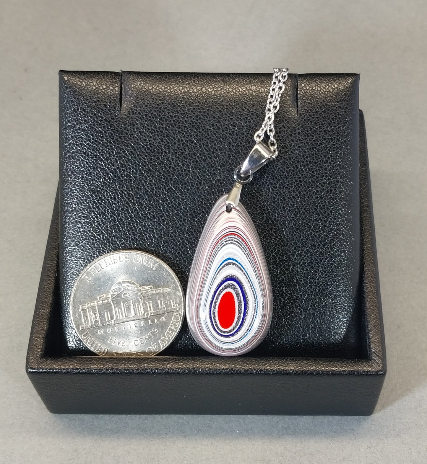 Fordite Necklace, St. Paul Fordite, Minnesota Fordite, Chain Included, Fordite Jewelry, Fordite Pendant