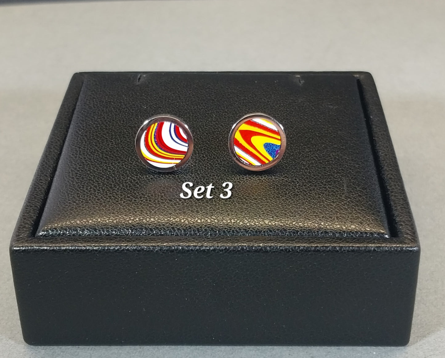 Fordite Earrings in Stainless Steel, Pick Your Set, ET124
