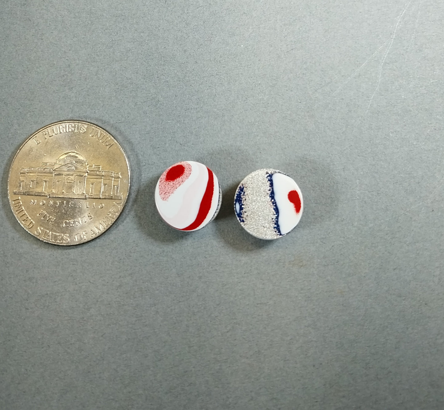 Fordite Cabochon Set of Domed Rounds