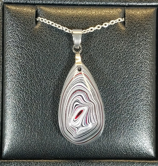 Michigan Fordite Necklace