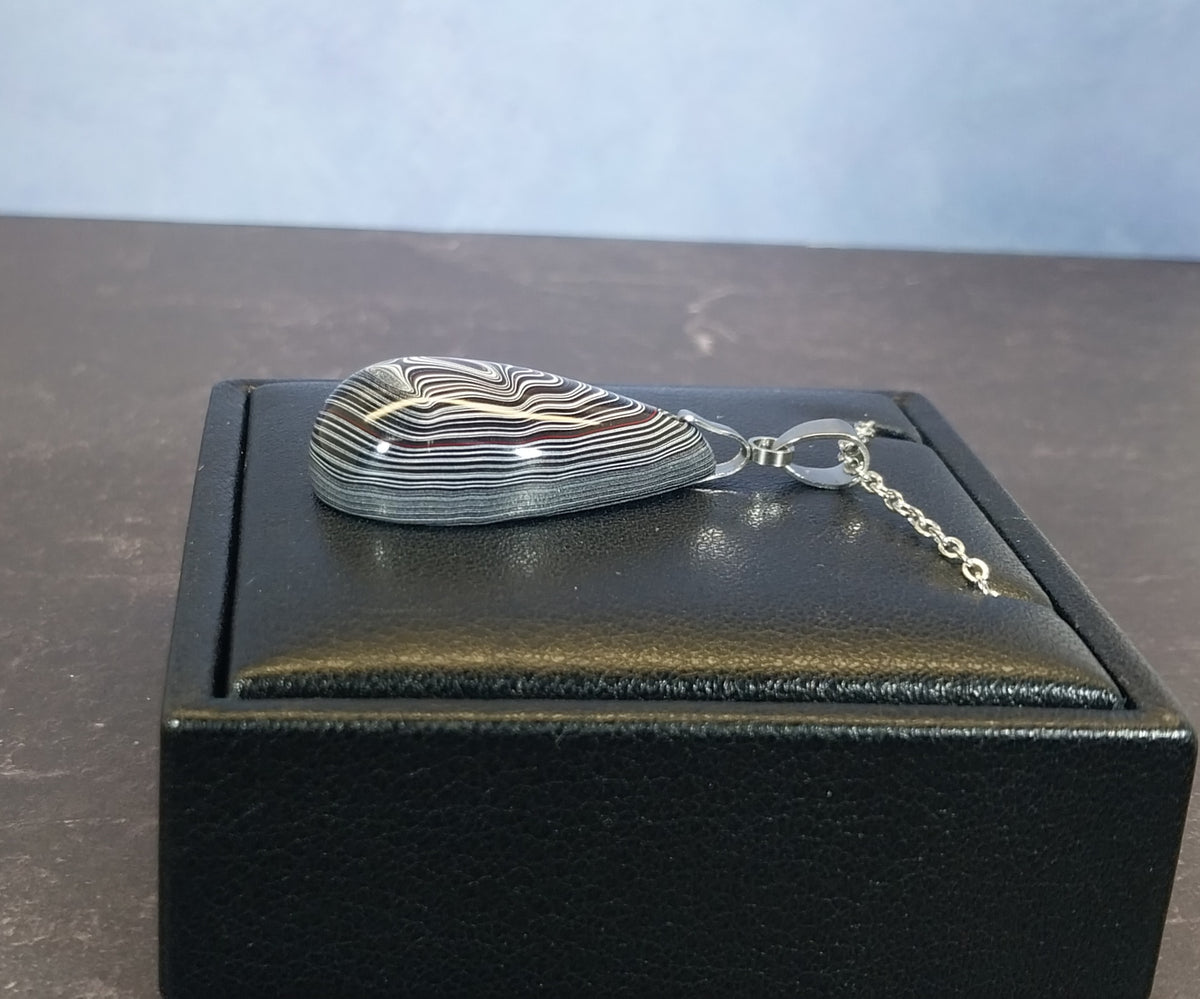 Michigan Fordite Necklace