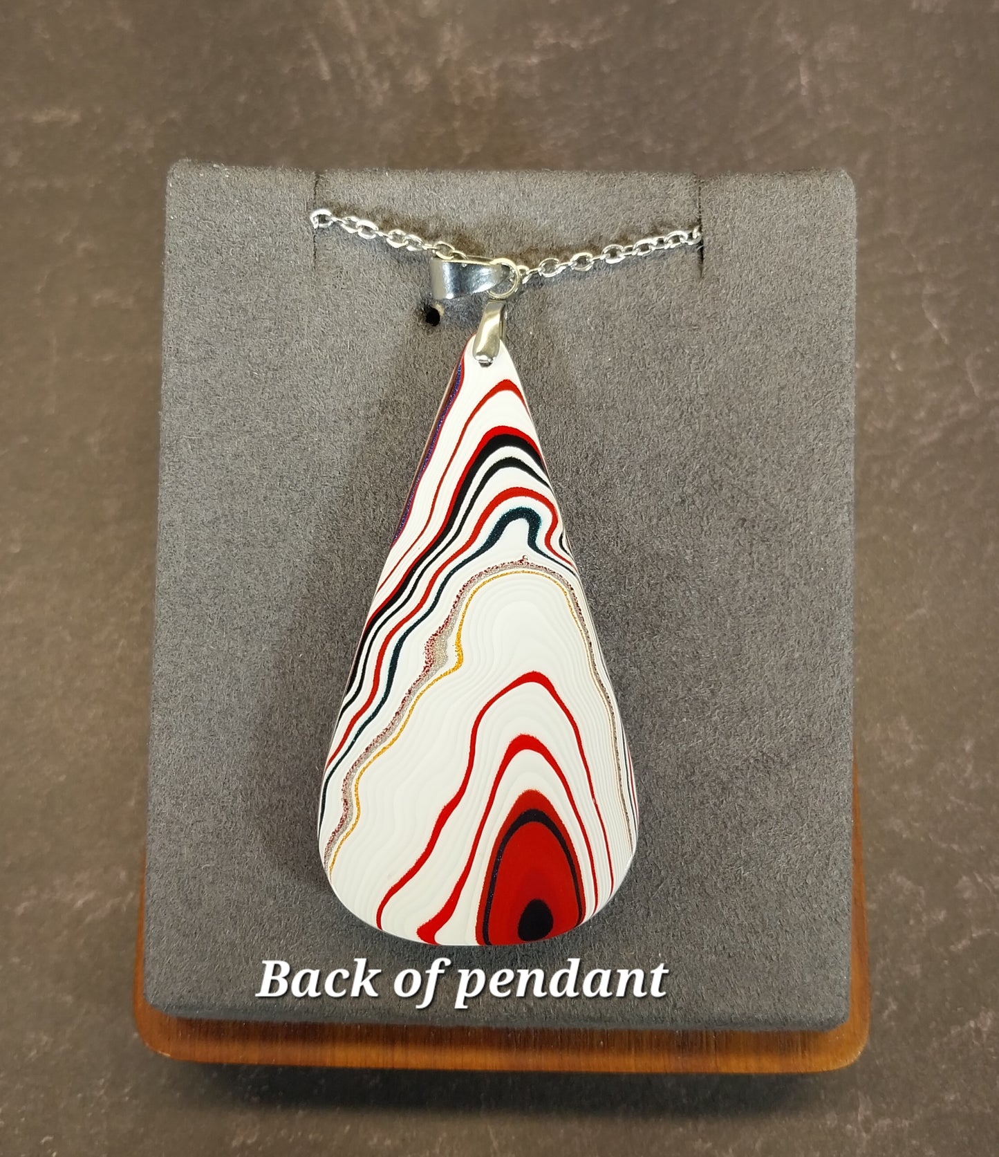 Handcrafted Fordite Necklace, Vintage Inspired Jewelry
