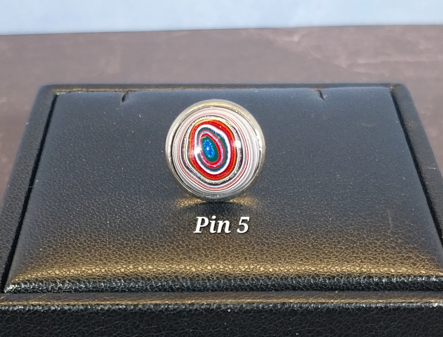 Fordite Lapel Pin, Tie Tack, or Hat Pins
