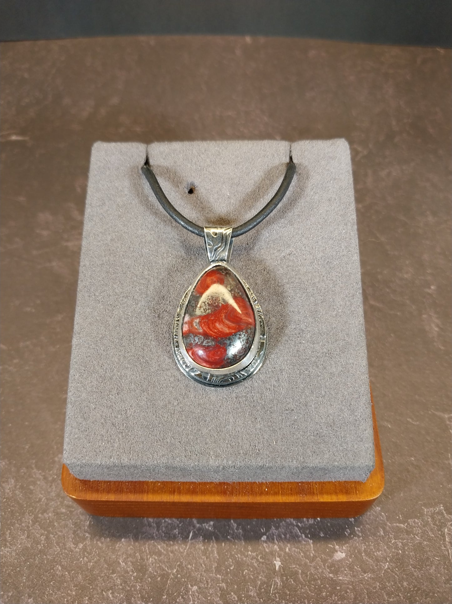 Stunning Mary Ellen Jasper Necklace in Sterling Silver