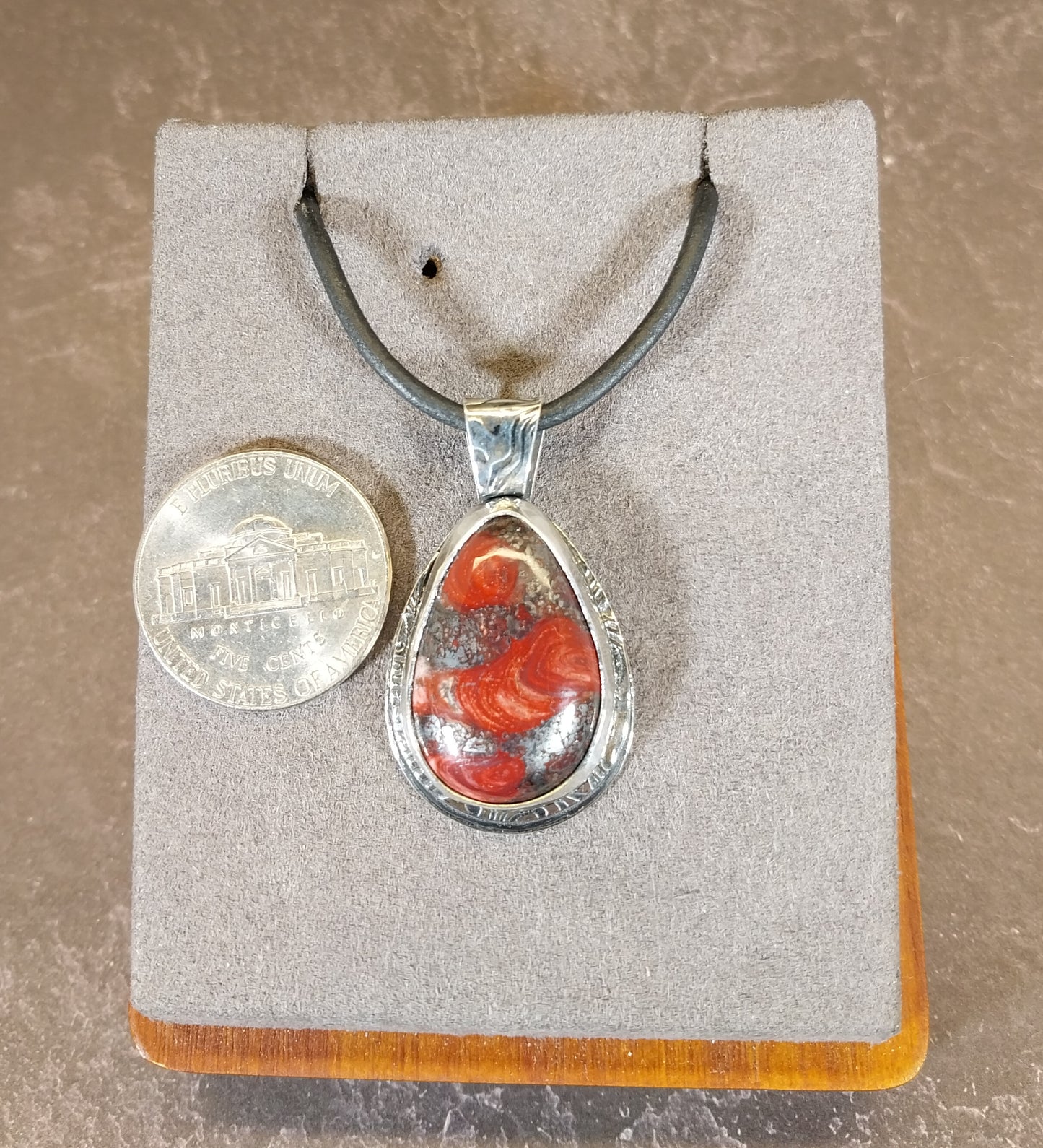 Stunning Mary Ellen Jasper Necklace in Sterling Silver