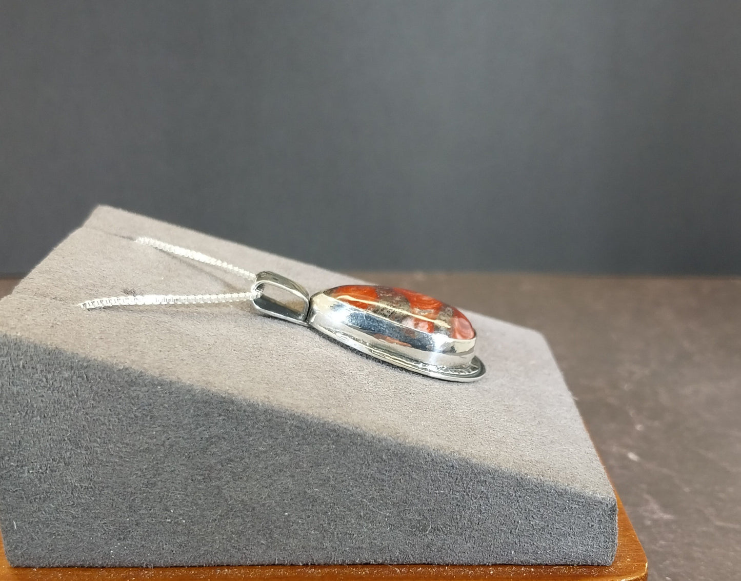 Stunning Mary Ellen Jasper Necklace in Sterling Silver