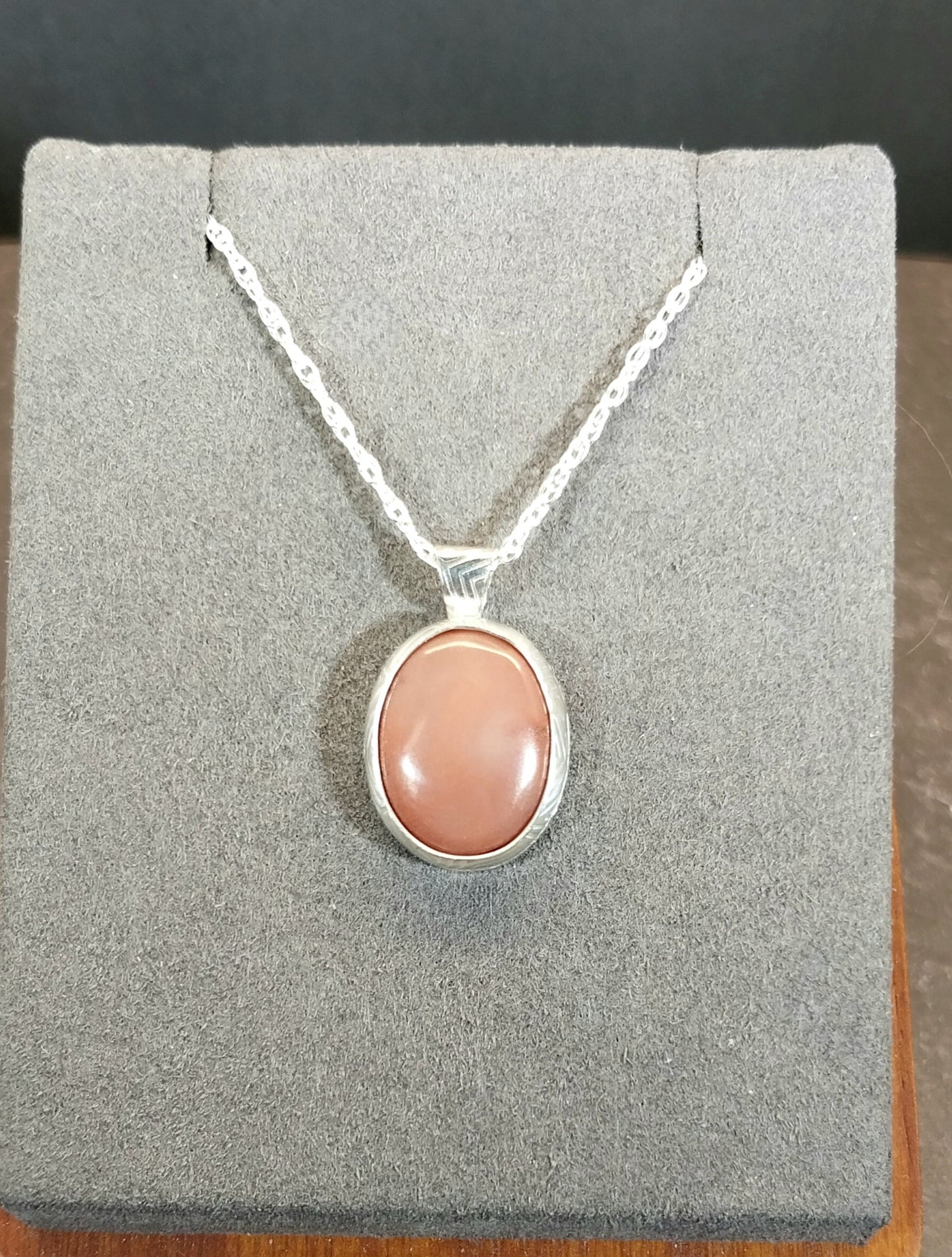 Michigan Datolite Silver Necklace, Rare Stone from Michigan's UP