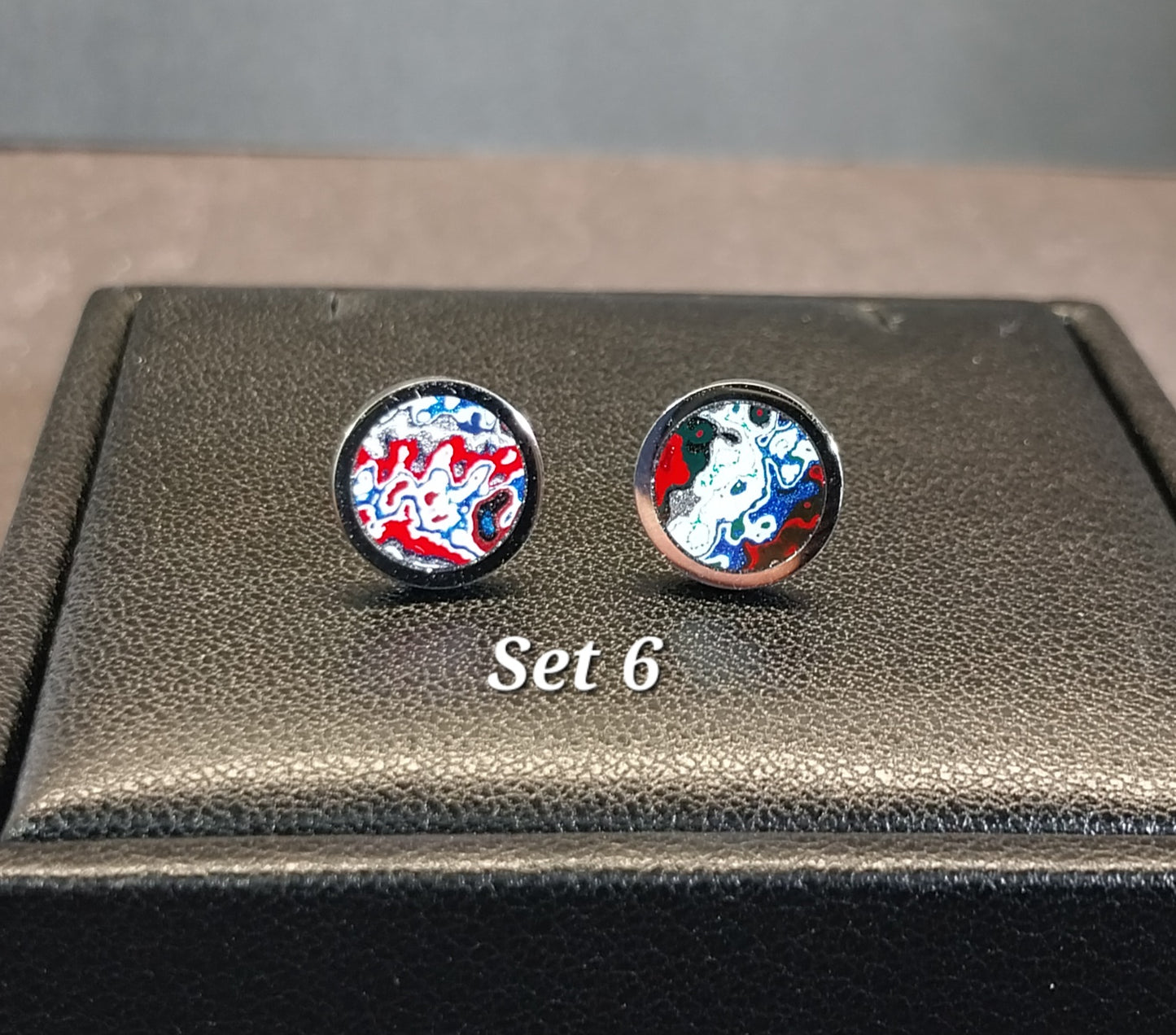 Fordite Earrings in Stainless Steel, Pick Your Set, ET124