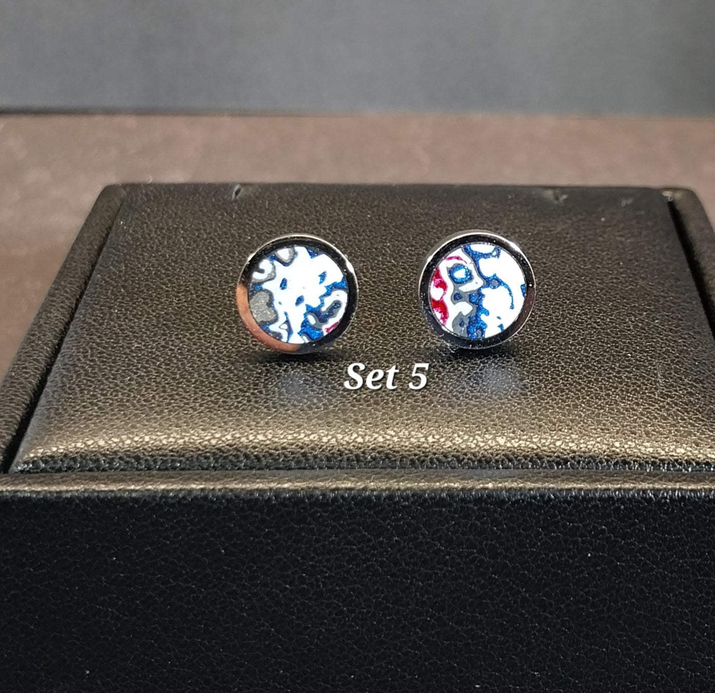Fordite Earrings in Stainless Steel, Pick Your Set, ET124