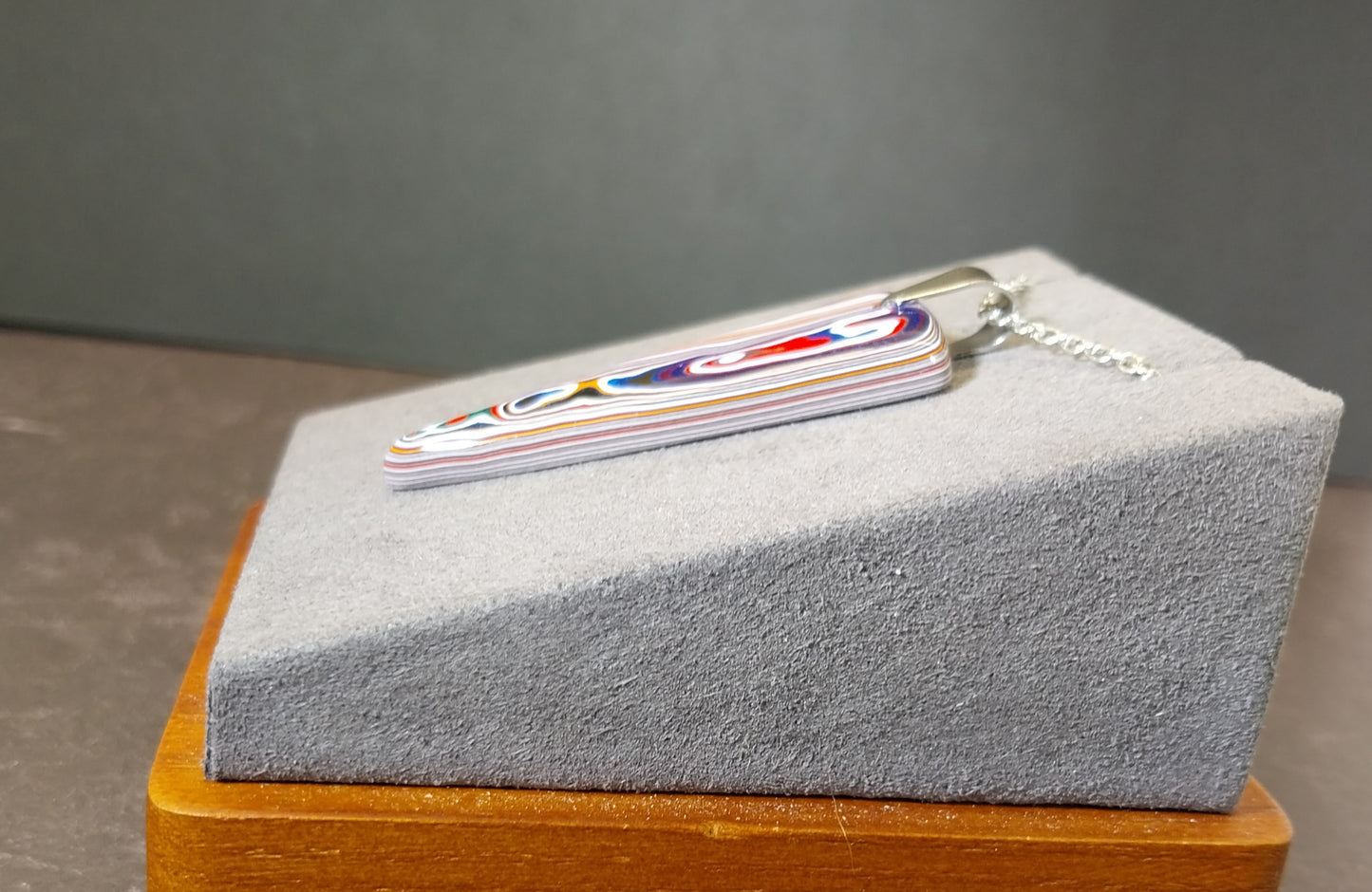 Big Rig Fordite Necklace with Included Chain
