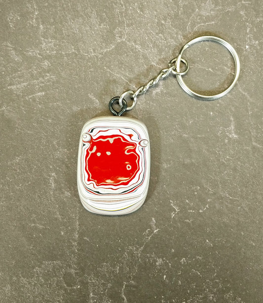 Fordite Keychain, Automotive Gift, Car Lover Gift, ET323