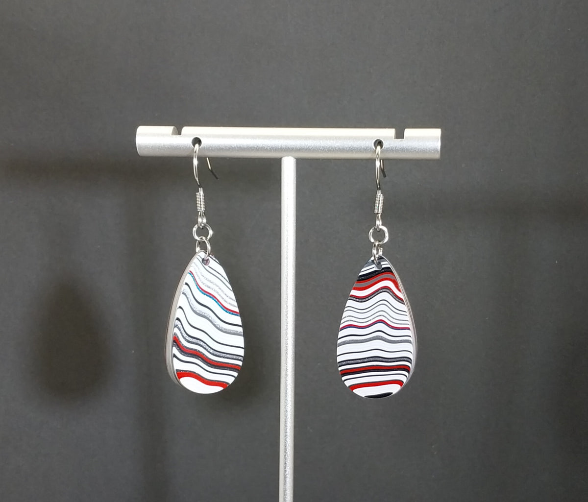 Fordite Earring Surgical Steel EB81
