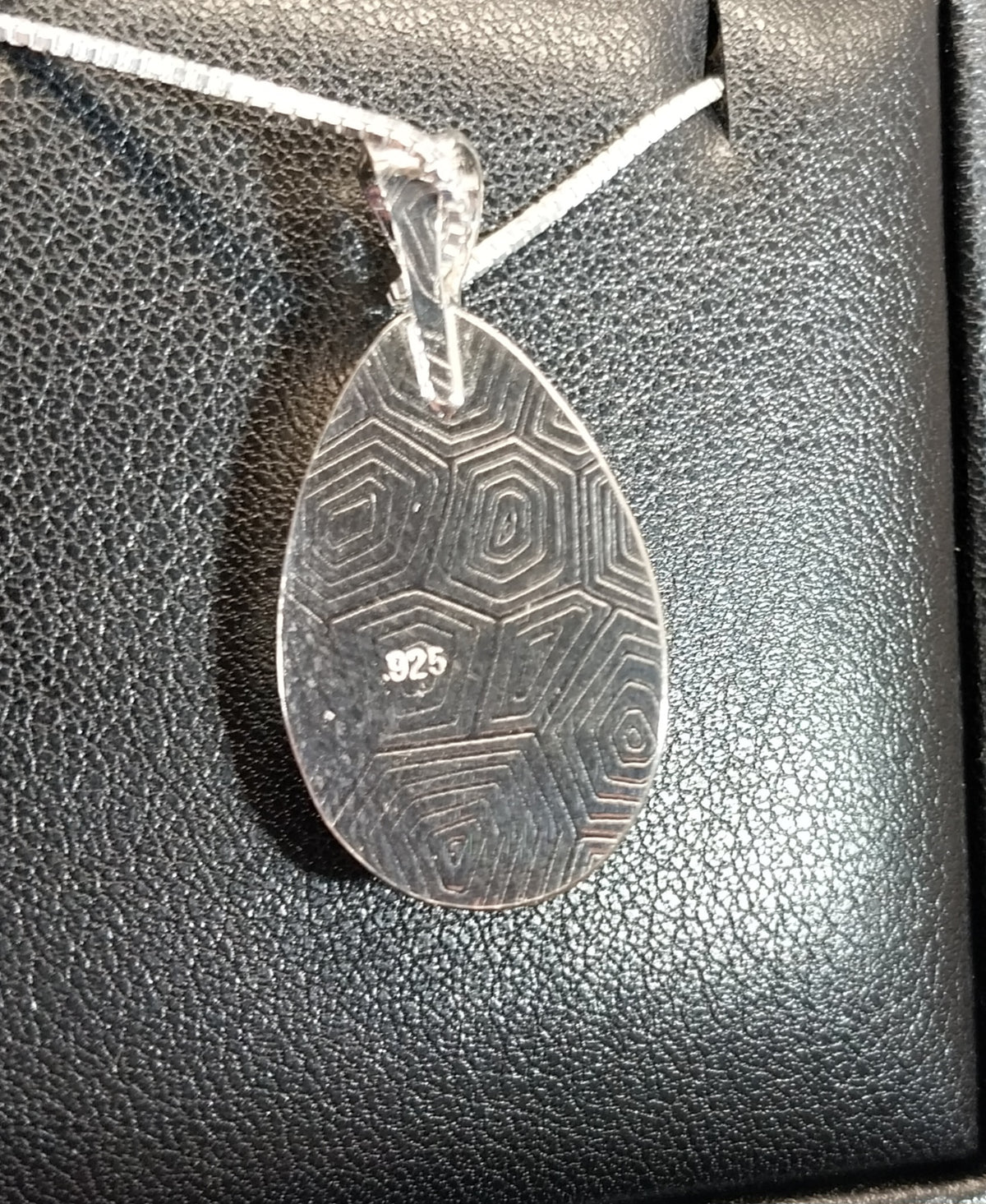 Lake Superior Agate Sterling Silver Necklace Beautiful Color and Banding