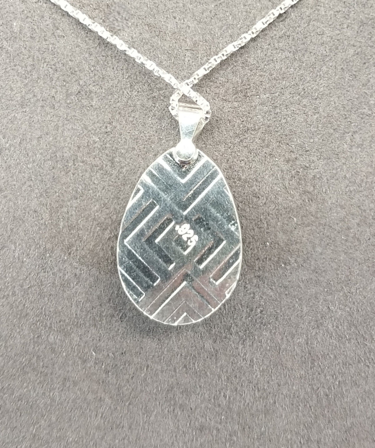 Datolite Silver Necklace, Michigan Datolite, Rare Color, Datolite Pendant