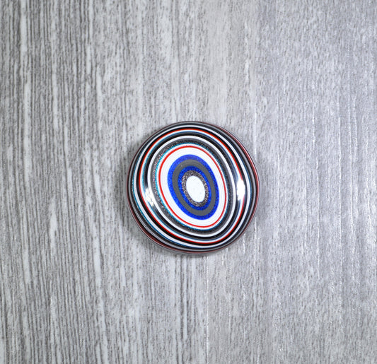 Fordite Cabochon, 19.6 x 5.1 mm, Polished Oval Cabochon  EB3