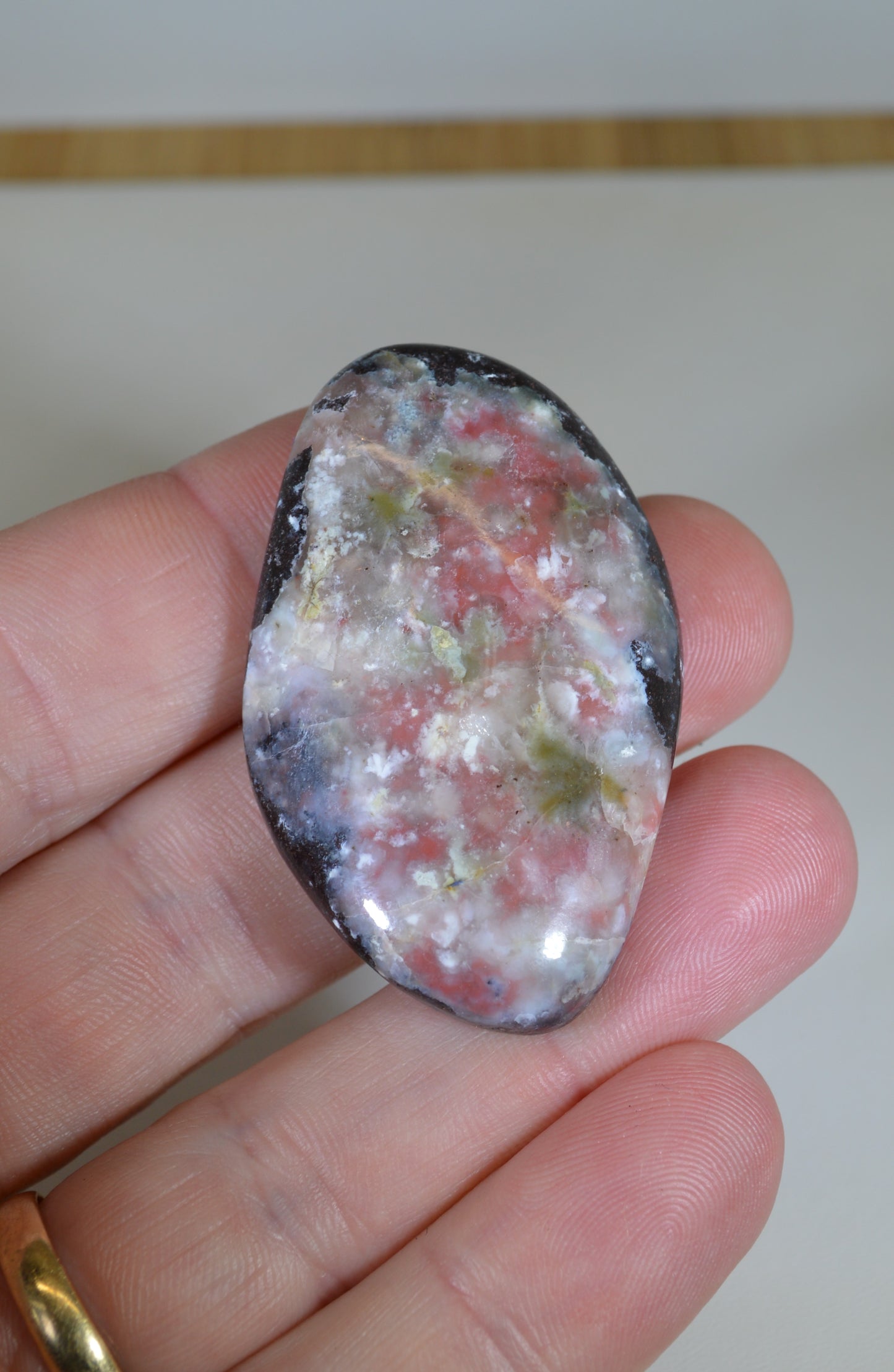 Lake Superior Prenhite, Mineral Specimen, Pink Prehnite, Copper Bearing