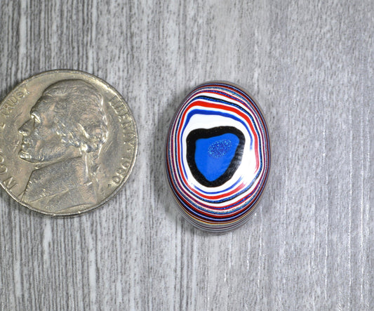 Fordite Cabochon, Fordite, Domed Oval, Fordite, EB89