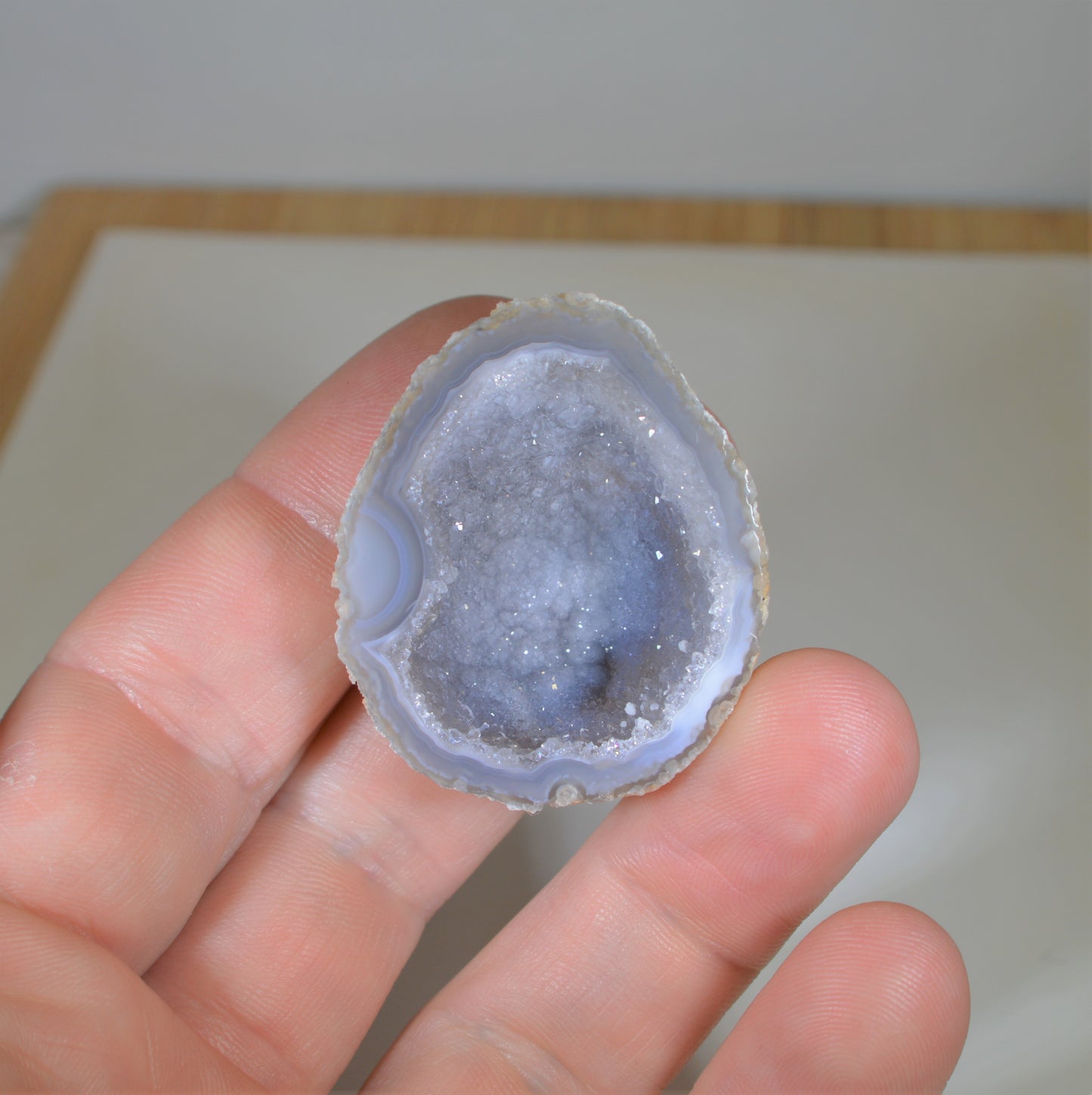 Starry Sky Agate Geode, Arizona Agate Geode, Starry Night Geode, Polished Geode, W/O