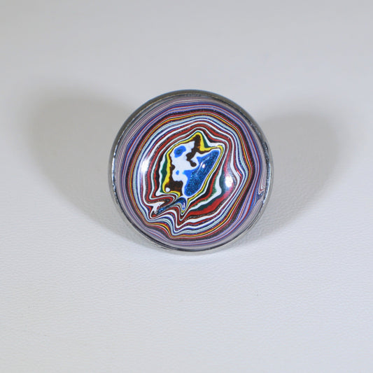 Fordite Hat Pin, Fordite Tie Tack, Lapel Pin, Fordite Pin, Premium Cut, Fordite Hat Pin, Fordite Pin