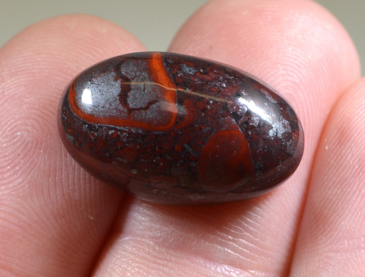 Lake Superior Jasper Cabochon, Iron Bound Jasper Cabochon, Red Jasper Cab