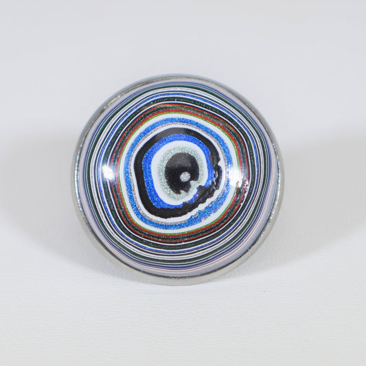 Fordite Hat Pin, Fordite Lapel Pin, Fordite Tie Tack, Detroit Agate, EB76