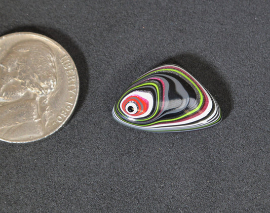 Fordite Cabochon, Fordite, Polished Fordite, Freeform EB95