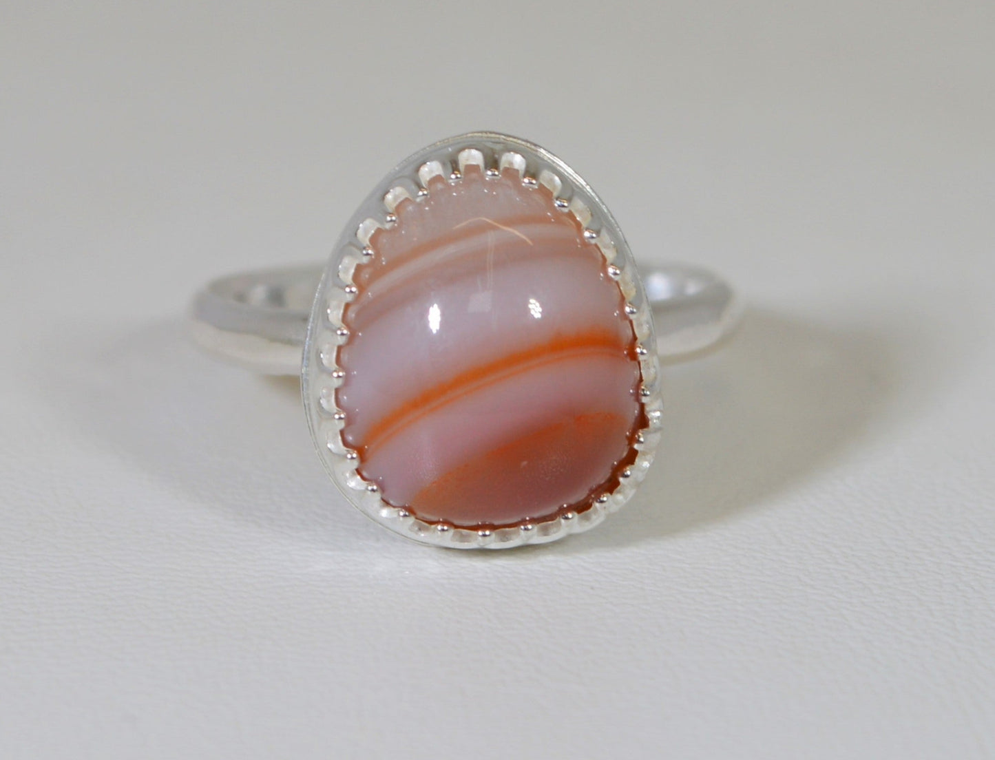 Lake Superior Agate Ring Size 5