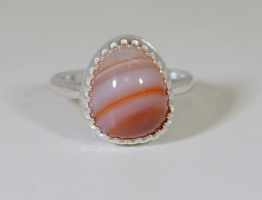 Lake Superior Agate Ring Size 5