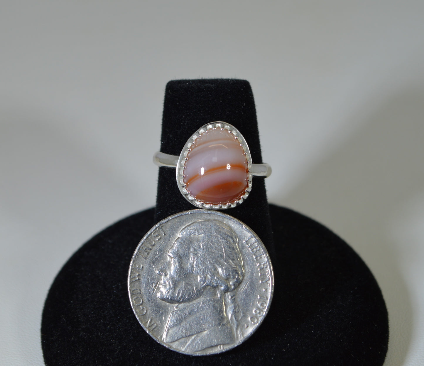 Lake Superior Agate Ring Size 5