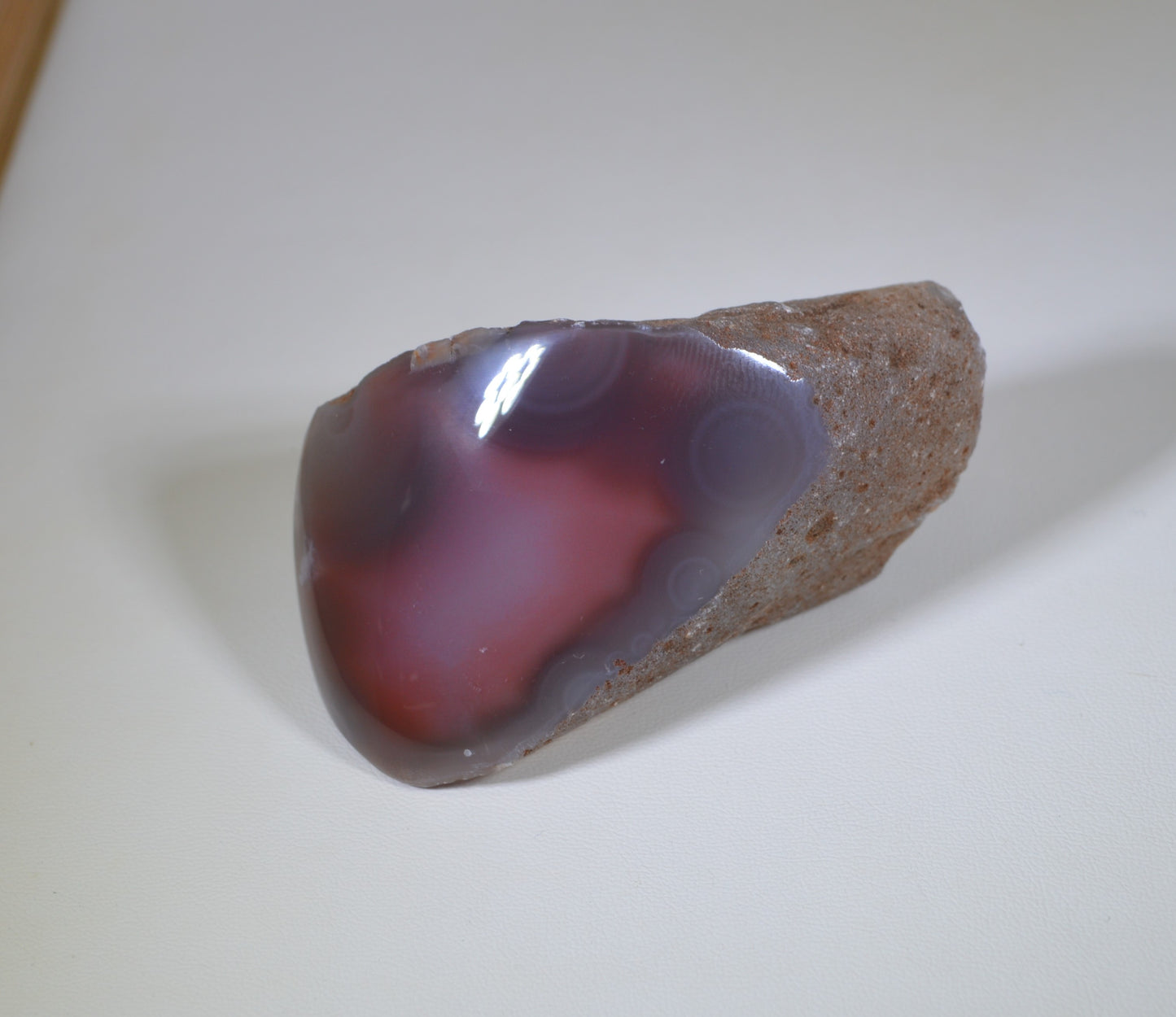 Swali Rose Agate, Face Polished, Eye Agate, Natural Pink Agate