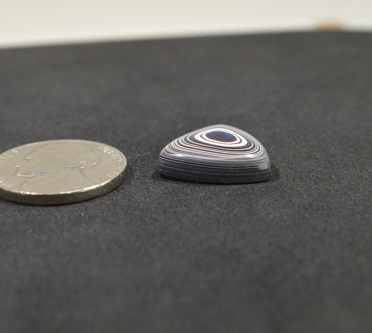 Michigan Fordite Cabochon, Triangle Shape Cabochon, Fordite, Metalsmith EB48