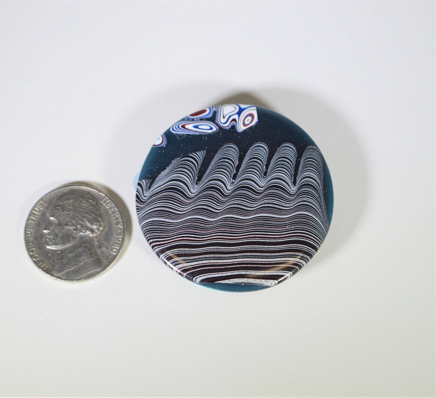 Fordite Cell Phone Holder, Pop Cell Holder, Fordite, USA Handmade EB22