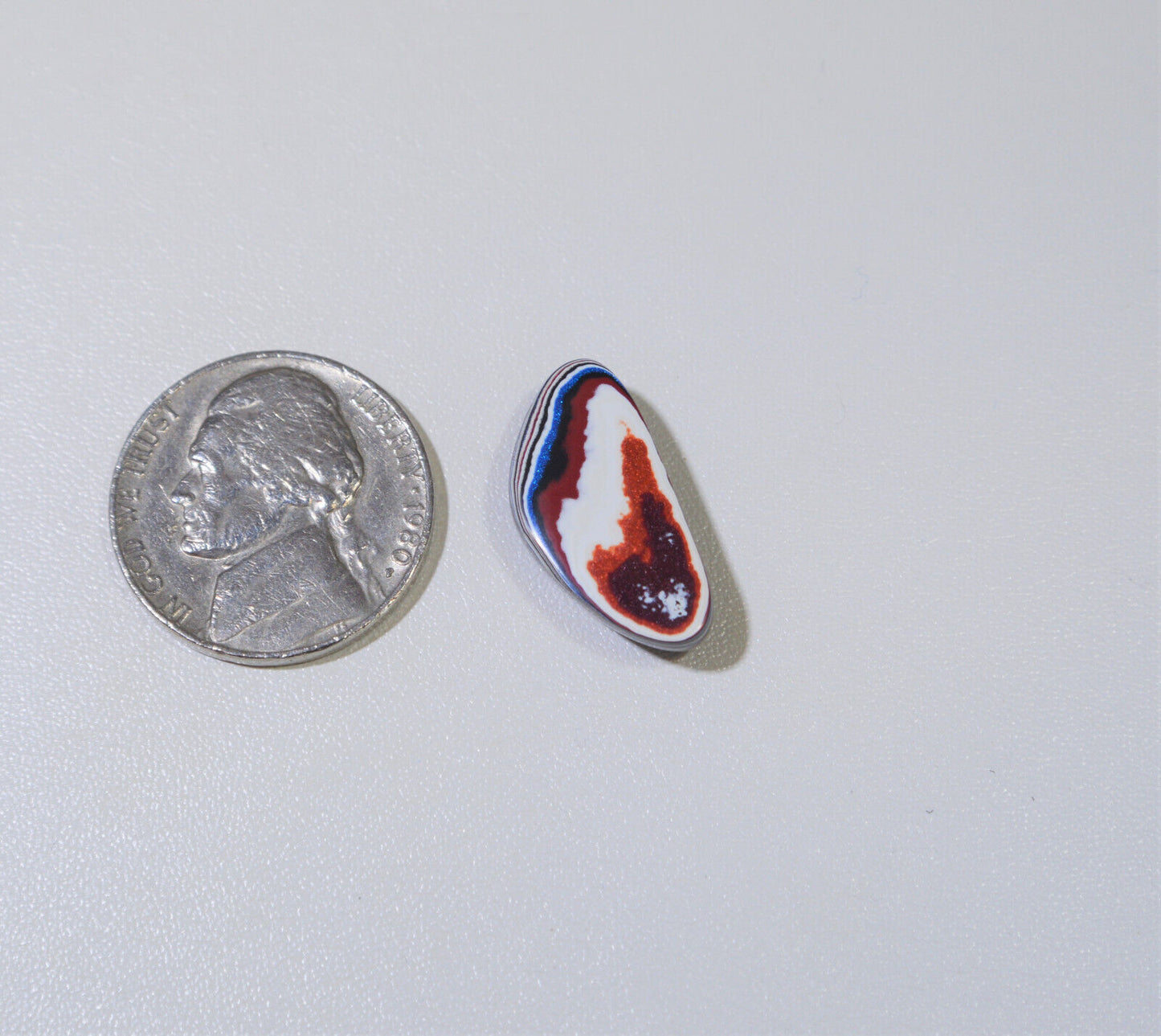 Fordite Cabochon, Fordite, Polished Fordite, Freeform Cabochon EB53