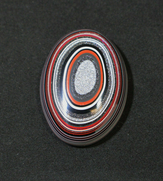 Fordite Cabochon, Polished Fordite, Oval Fordite Cab, EB86