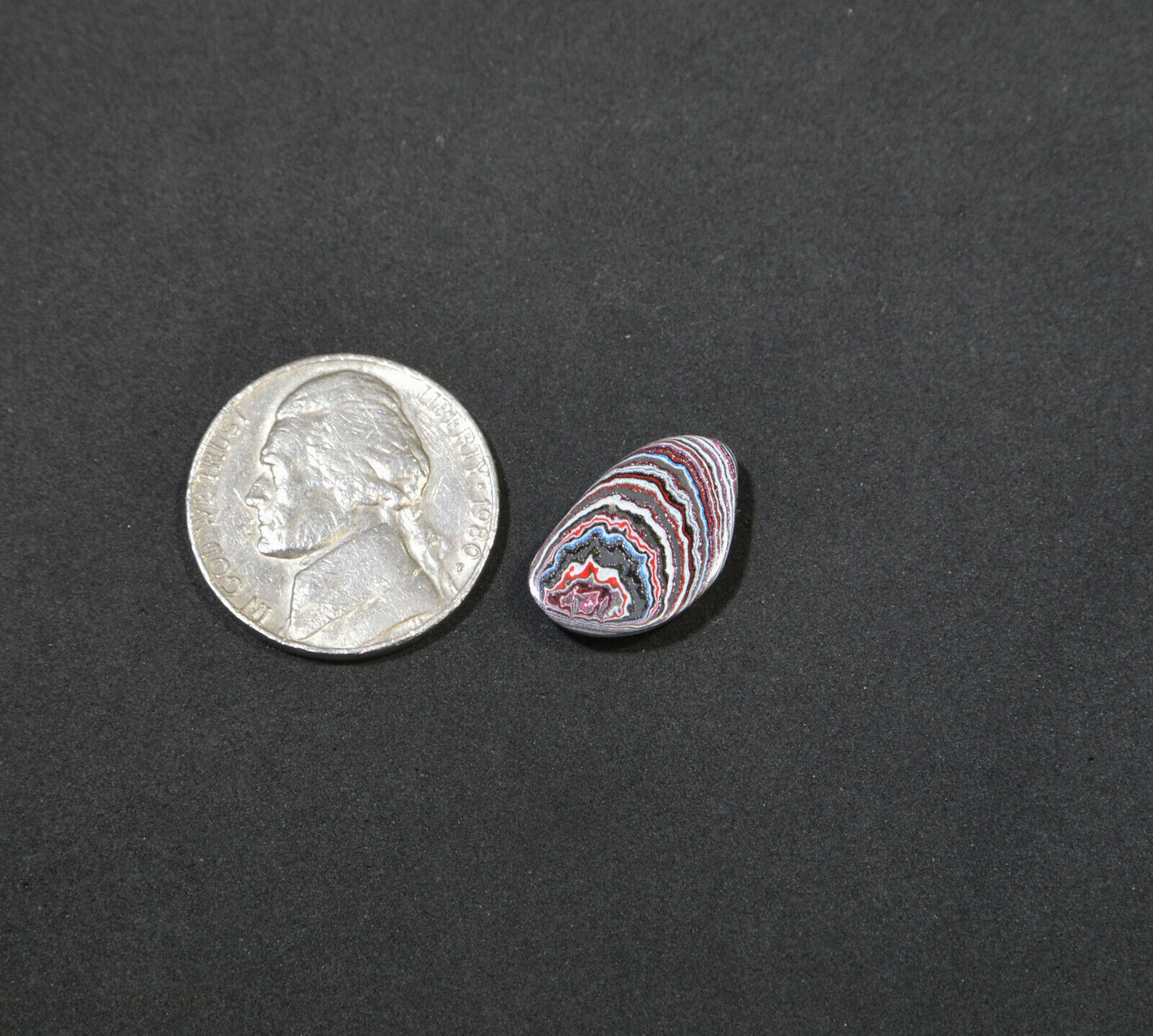 Fordite Cabochon, SMALL Freeform Cabochon EB72