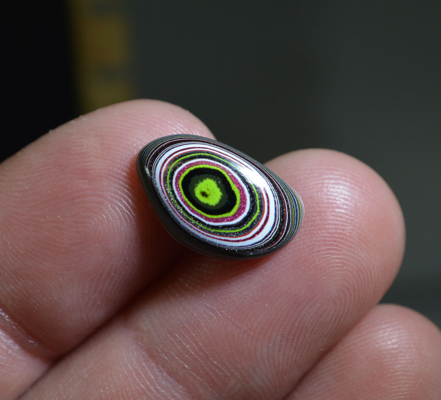 Fordite Cabochon, SMALL Freeform Cabochon EB72