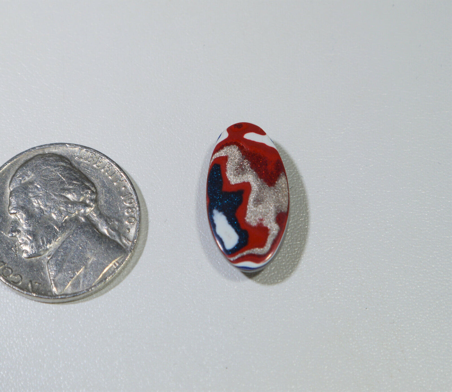 Fordite Cabochon, Ring Stone, SMALL CabochoN, Fordite, Polished Fordite, EB70