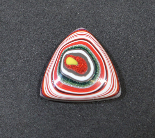 Fordite Cabochon, Triangle Fordite Cabochon, Fordite, Polished Fordite, Jewelry Making, Wire Wrapping, Loose Gemstone