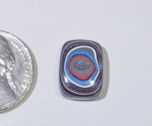 Fordite Cabochon, SMALL Rectangle Cabochon, Fordite, Fordite Cab, Rectangle Cabochon, Cabochon, Jewelry Making, Pink Cab