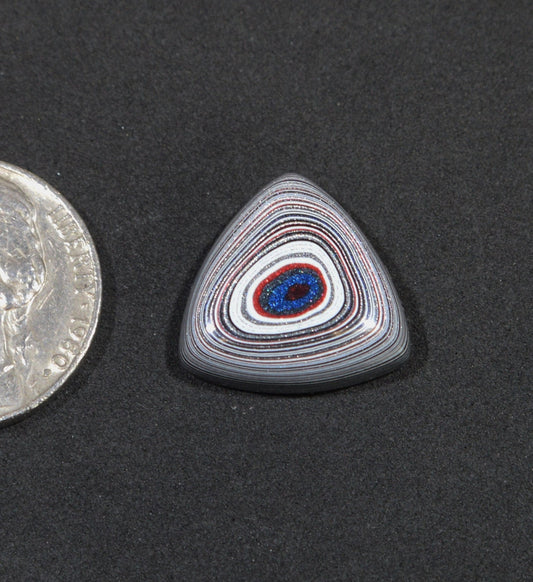 Fordite Cabochon, Michigan Fordite ,  Piece 2, Fordite, Trilliant Cabochon, Triangle Cabochon, Fordite, Polished Gemstone