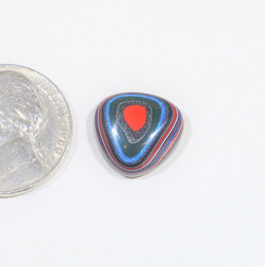 Fordite Cabochon, Fordite, Triangle Cabochon, Polished Fordite, Cabochon, Jewelry Making, Wire Wrapping, Loose Gemstone, Gemstone