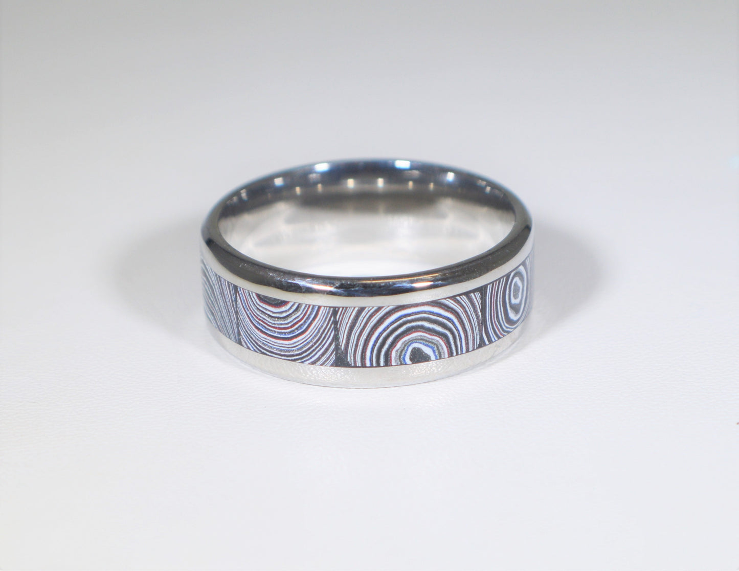 Fordite Ring, Size 9, Michigan Fordite Ring, Authentic Automotive Fordite, Fordite Jewelry, Unisex Fordite Ring, Fordite