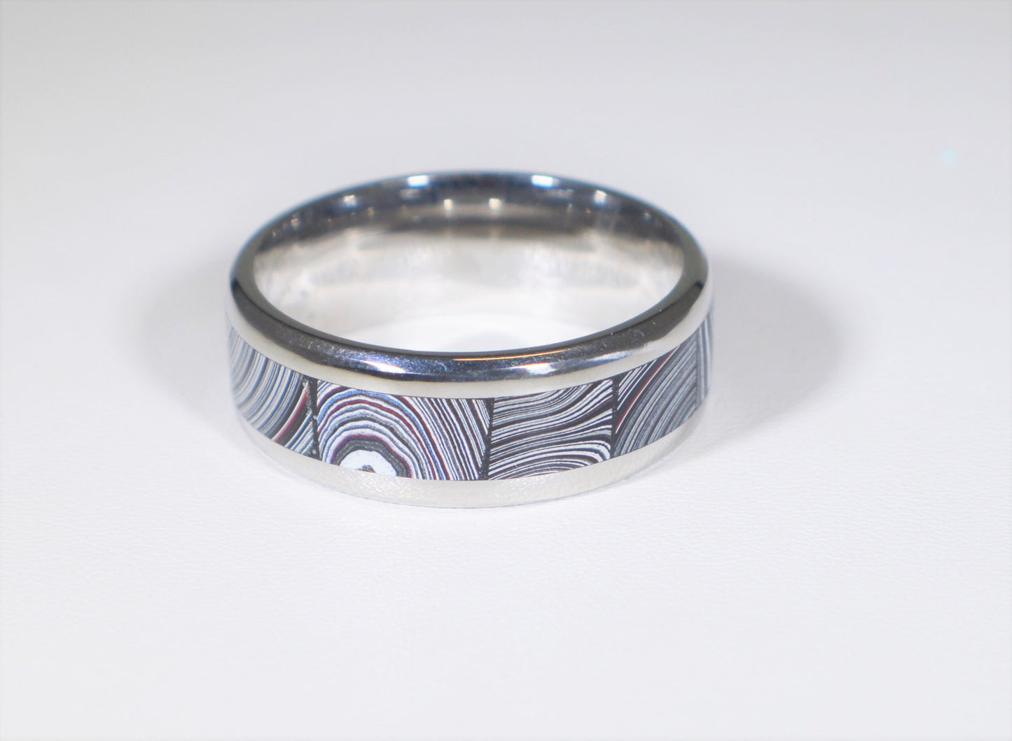 Fordite Ring, Size 10, Michigan Fordite Ring, Authentic Automotive Fordite, Fordite Jewelry, Unisex Fordite Ring, Fordite