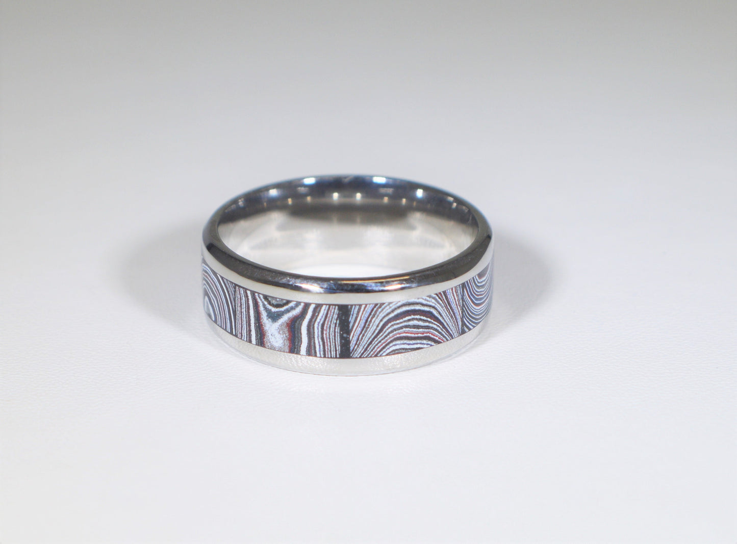 Fordite Ring, Size 9, Michigan Fordite Ring, Authentic Automotive Fordite, Fordite Jewelry, Unisex Fordite Ring, Fordite